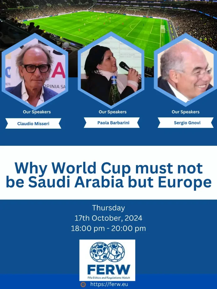 Why World Cup must not be Saudi Arabia but Europe