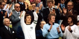 Franz Beckenbauer Iconic 1974 FIFA World Cup Winner