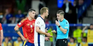 The "only the captain" rule reshapes player-referee relations in modern football